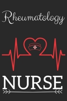 Rheumatology Nurse: Nursing Valentines Gift (100 Pages, Design Notebook, 6 x 9) (Cool Notebooks) Paperback 1658935284 Book Cover