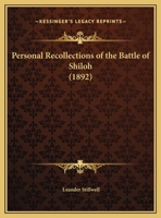 Personal Recollections Of The Battle Of Shiloh 1120017955 Book Cover