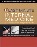 Last Minute Internal Medicine 0071445897 Book Cover