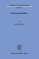 Preisausschreiben (Schriften Zum Burgerlichen Recht, 572) 3428190157 Book Cover
