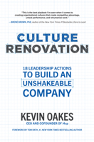 Culture Renovation: 18 Leadership Actions to Build an Unshakeable Company 1260464369 Book Cover