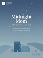 NLT Midnight Mom Devotional Bible (Softcover, Red Letter, Filament Enabled): With Prayers and Encouragement for Every Moment of Motherhood 1496482816 Book Cover