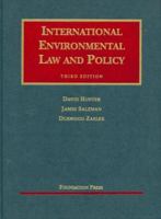 International Environmental Law and Policy (University Casebook Series) 1599410419 Book Cover