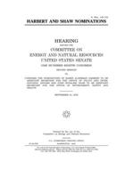 Harbert and Shaw nominations 1707921571 Book Cover