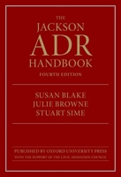 The Jackson ADR Handbook 0198937644 Book Cover