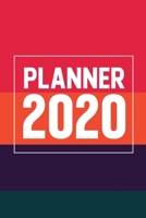 Planner 2020: Year Monthly Pocket Planner: 12 Month Calendar Schedule Organizer and Hand Lettering Notebook. Awesome gift idea for your husband and wife. 6x9 inches, 100 pages. 1696308658 Book Cover