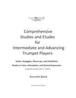 Comprehensive Studies and Etudes for Intermediate and Advancing Trumpet Players B09J7HH9BH Book Cover