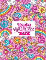 Happy Valentine's Day: Valentine's Day Gifts, Drawing, Doodling & Sketching (Cute Hand-Drawn Doodle Cover) 1660032040 Book Cover