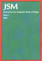 Journal for the Academic Study of Magic 1869928679 Book Cover