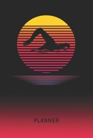 Planner: Swan 2 Year Weekly Planning Organizer 2020 - 2021 Retro Vintage Vaporwave Sunset Cover January 20 - December 21 Writing Notebook Productive Datebook Calendar Schedule Plan Days, Set Goals & G 1702367681 Book Cover