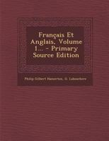 Fran�ais Et Anglais, Volume 1... 1021771163 Book Cover