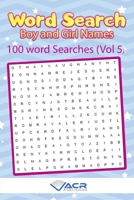 Word Search: Boy and Girl Names 1989552110 Book Cover