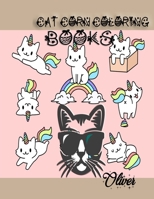 CAT Corn Coloring Book: children cat coloring book B08PJNXXD6 Book Cover