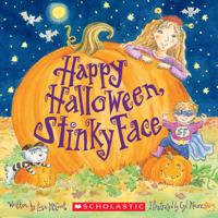 Happy Halloween, Stinky Face 0545285429 Book Cover