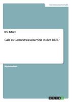 Gab es Gemeinwesenarbeit in der DDR? 3640421094 Book Cover