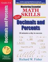 Mastering Essential Math Skills: DECIMALS and PERCENTS, 2nd Edition 1737263327 Book Cover