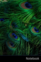 Notebook: 動物、羽、ブルーピーコック、孔雀 ノートブック/ 日記 / ライティングブ&# 1704912806 Book Cover