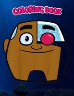 Coloring Book: Kids DC Comics n Titans Go! Cyborg Big Face, Children Coloring Book, 100 Pages to Color null Book Cover