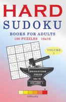 Hard Sudoku Books for Adults: Volume 1 1953383076 Book Cover