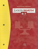 Saxon Math: 8/7, Fact Practice Workbook, Grade 7 1591412854 Book Cover