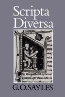 Scripta Diversa (History Series) 0907628125 Book Cover