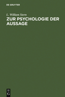 Zur Psychologie Der Aussage 3111159337 Book Cover