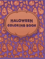 Halloween Coloring Book: A Halloween themed coloring book B0CHL9TKVY Book Cover