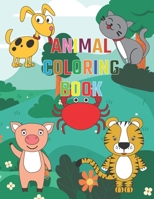 Animal Coloring Book: Kids Coloring Activities Book: For Kids Aged 3-8 B08YCXPHF1 Book Cover
