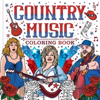 Country Music Coloring Book 1836501447 Book Cover