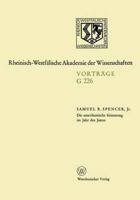 Die amerikanische Stimmung im Jahr des Janus (Geisteswissenschaften, Vortrage - Rheinisch-Westfalische Akademie der Wissenschaften ; G226) 3531072269 Book Cover