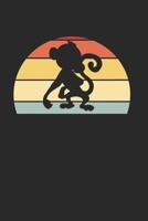 Affe Äffchen Notizbuch: Affe Äffchen Notizbuch für Liebhaber / Notizheft / Notizblock A5 (6x9in) Dotted Notebook / Punkteraster / 120 gepunktete Seiten (German Edition) 1673948588 Book Cover