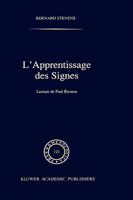 L'apprentissage des signes: Lecture de Paul Ricoeur (Phaenomenologica) 0792312449 Book Cover