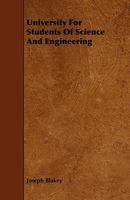 University for Students of Science and Engineering 144462718X Book Cover