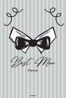 Best Man Planner Notebook: Bachelor Party Journal Wedding Speach Composition Book Gift 1700240080 Book Cover