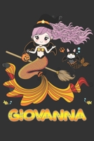 Giovanna: Giovanna Halloween Beautiful Mermaid Witch Want To Create An Emotional Moment For Giovanna?, Show Giovanna You Care With This Personal Custom Gift With Giovanna's Very Own Planner Calendar N 1702429032 Book Cover