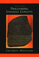 Programming Language Concepts 0471104264 Book Cover