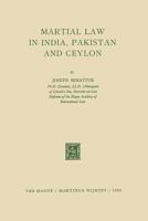 Martial Law in India, Pakistan and Ceylon 1014835062 Book Cover