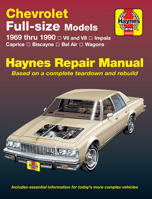 Chevrolet Full Size Sedans '69'90 (Haynes Manuals) 1850106363 Book Cover