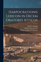 Harpocrationis Lexicon in Decem Oratores Atticos B0BQFTQMNS Book Cover