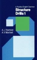 A practical English Grammar: structure drills 1 019431345X Book Cover