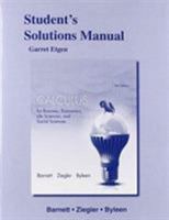 Student's Solutions Manual for Calculus for Business, Economics, Life Sciences & Social Sciences 0321931734 Book Cover