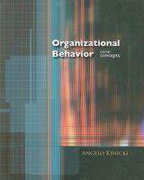 Organizational Behavior: Core Concepts 0073530298 Book Cover