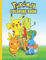 Pokemon coloring book: Unofficial Pokemon coloring book for kids, children, toddlers, crayons, adult, mini, girls, Amazing Drawings and Boys. Pokemon 25 Coloring Pages, (Size 8.5" x 11") - volume-01 1671179641 Book Cover