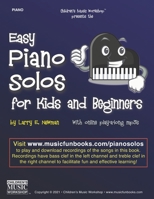 Easy Piano Solos for Kids and Beginners: Beginning piano sheet music with online play-a-long mp3s B09NRK3WZB Book Cover
