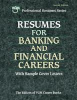 Resumes for Banking and Financial Careers (Vgm's Professional Resumes Series) 0658011030 Book Cover