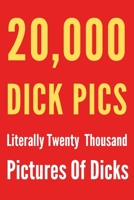 20,000 Dick Pics Literally Twenty Thousand Pictures Of Dicks: Blank Lined Journal Notebook, (Fake Book Cover), Funny Naughty Christmas Gifts Ideas For Men and Women, Friends, Coworkers, White Elephant 1670347214 Book Cover