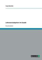 Lehnwortadaption im Zazaki 3638832554 Book Cover