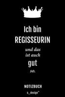 Notizbuch f�r Regisseure / Regisseur / Regisseurin: Originelle Geschenk-Idee [120 Seiten kariertes blanko Papier] 1677598964 Book Cover