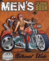 Adult Coloring Book For Men: A Manly Mans Adult Coloring Book: Cyborg Women, Military Machines, Futuristic Battles, Western Armory, Fish Illustrations ... With Cars (Adult Coloring Books) (Volume 4) 154316692X Book Cover