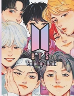 BTS Coloring Book: Bangtan Boys Happiness and Relaxtion B084DH5BNT Book Cover